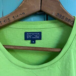Wittmore Bright Green Cotton T-Shirt